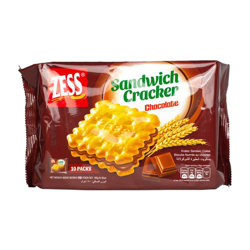 제스 샌드위치 크래커 초코맛 180g
